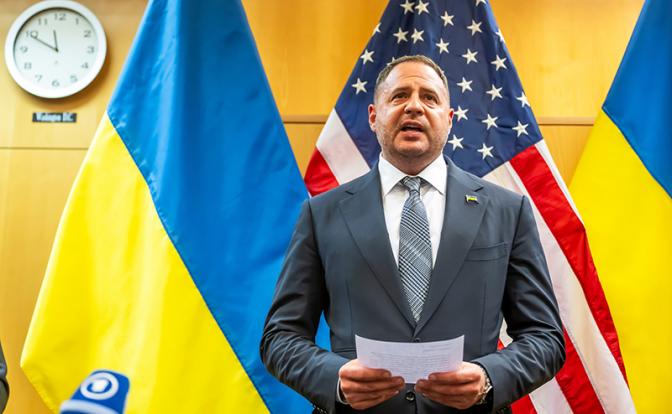 На фото: руководитель Офиса президента Украины Андрей Ермак