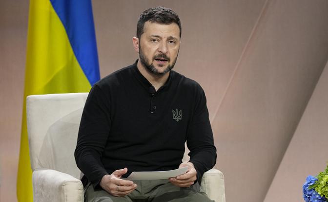 На фото: президент Украины Владимир Зеленский