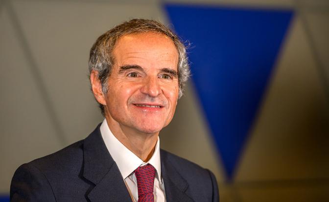 На фото: глава Международного агентства по атомной энергии (МАГАТЭ) Рафаэль Гросси