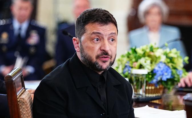 На фото:  Владимир Зеленский.