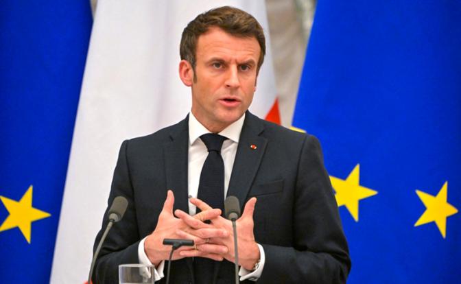 На фото: президент Франции Эммануэль Макрон.