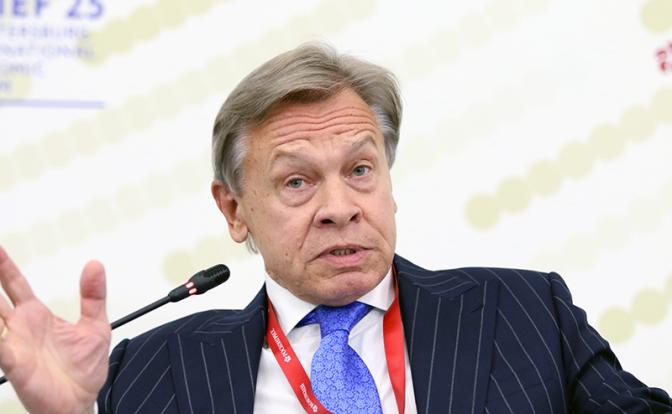 На фото: сенатор Алексей Пушков.