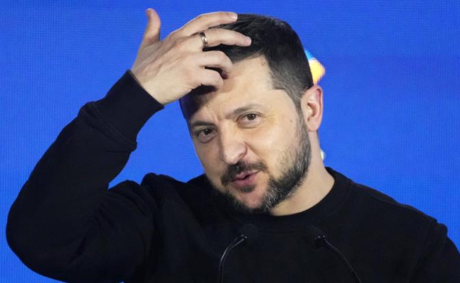 На фото: президент Украины Владимир Зеленский