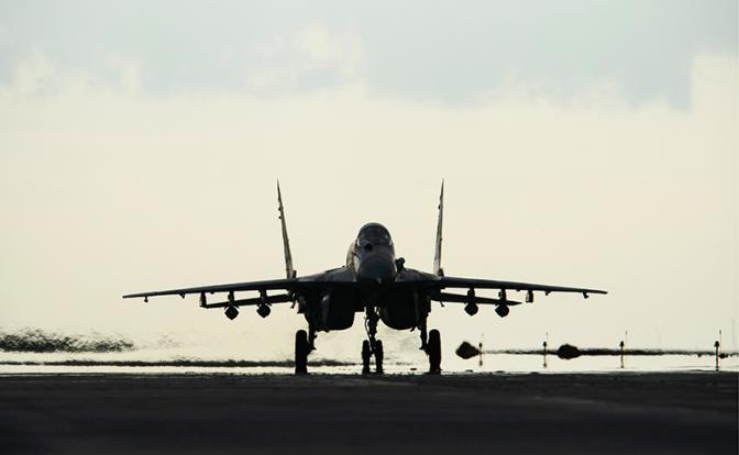 На фото: истребитель МиГ-29