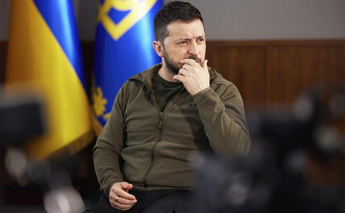 На фото: президент Украины Владимир Зеленский