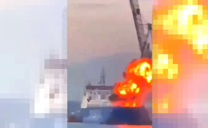 Стало известно, что перевозило атакованное в порту Одессы грузовое судно