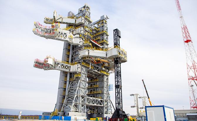 Тяжелой ракете «Ангара» на «Восточном» сделали уникальный стартовый стол - только запускать с него нечего