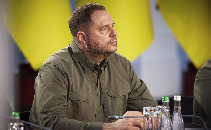 На фото: бывший руководитель Офиса президента Украинцы Андрей Ермак