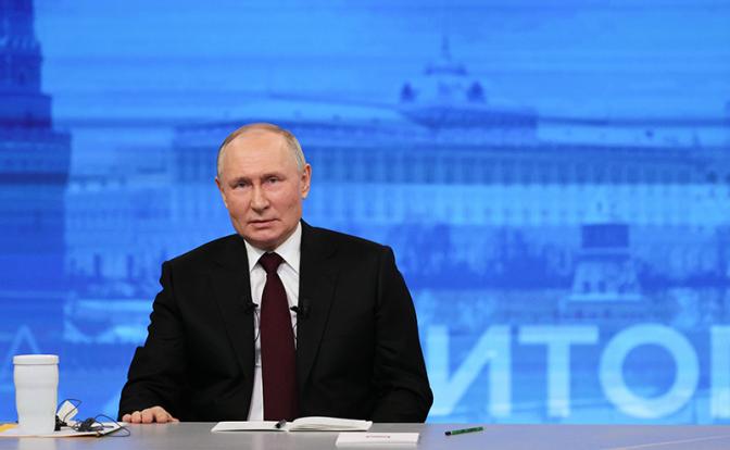 На фото: президент России Владимир Путин