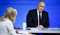 "Итоги года": Путин назвал Трампа искренним человеком, а Зеленского талантливым артистом