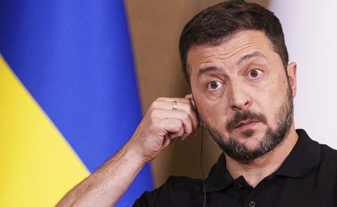 На фото: президент Украины Владимир Зеленский