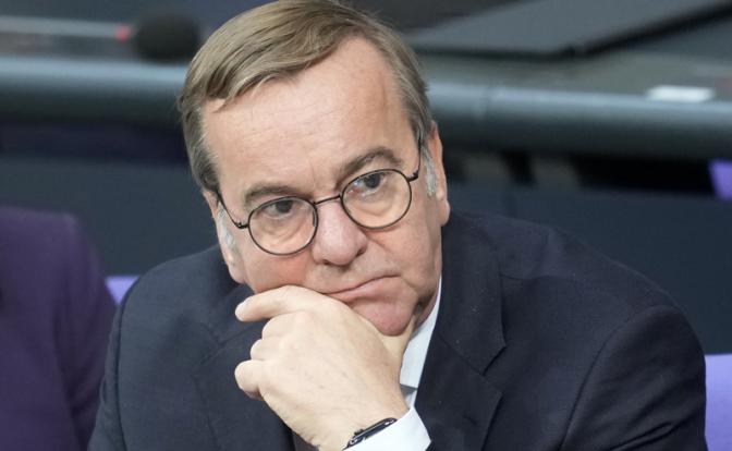 На фото: глава Минобороны ФРГ Борис Писториус