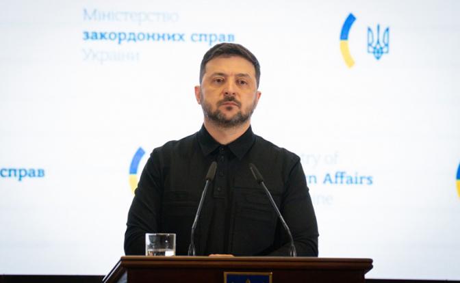 На фото: президент Украины Владимир Зеленский