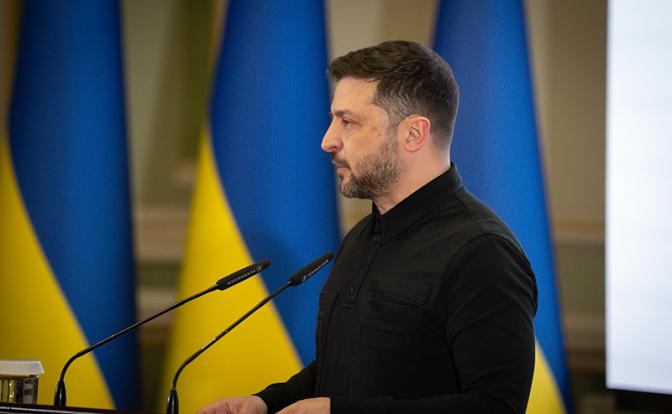 На фото: президент Украины Владимир Зеленский