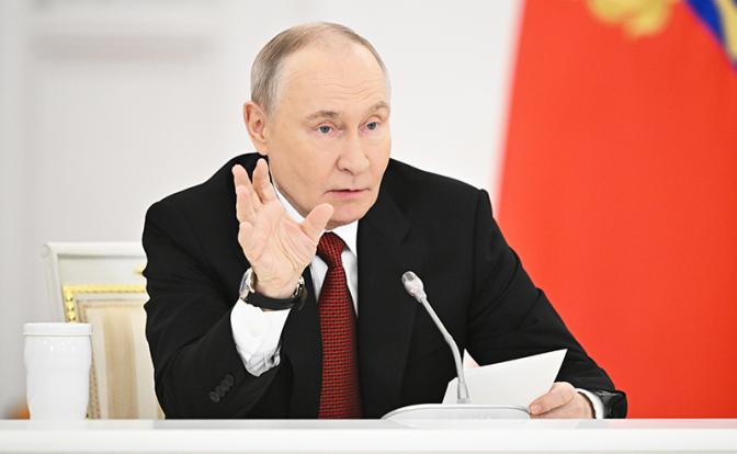 На фото: президент РФ Владимир Путин