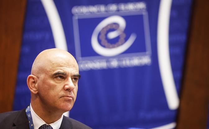 На фото: глава Совета Европы Ален Берсе