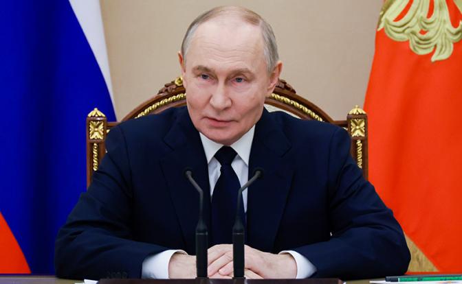 На фото: президент РФ Владимир Путин