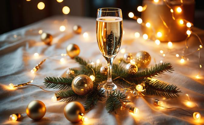 Названа предельная доза шампанского на Новый год