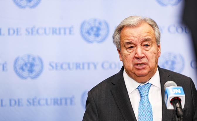 На фото: генеральный секретарь ООН Антониу Гутерриш