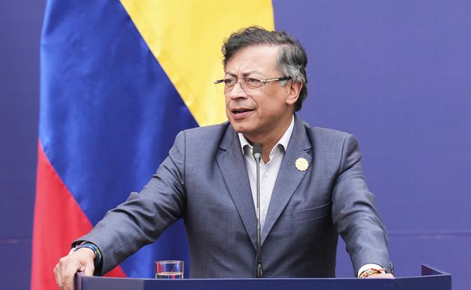 На фото: президент Колумбии Густаво Петро