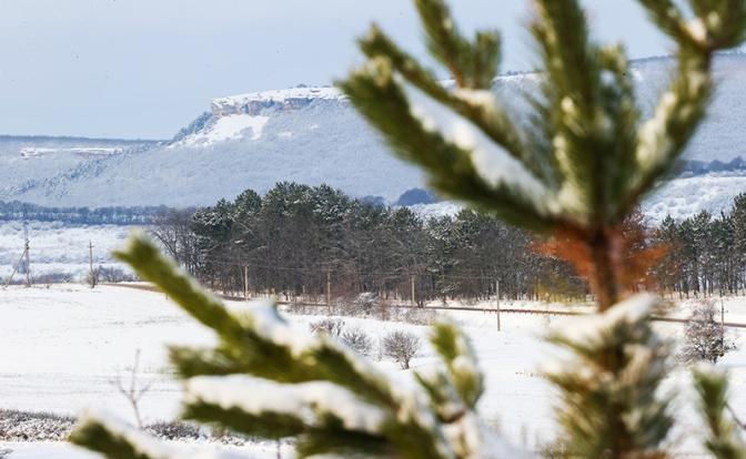 Крым ликует: Новый год принес снегопады, каких не помнят даже аксакалы Бахчисарая