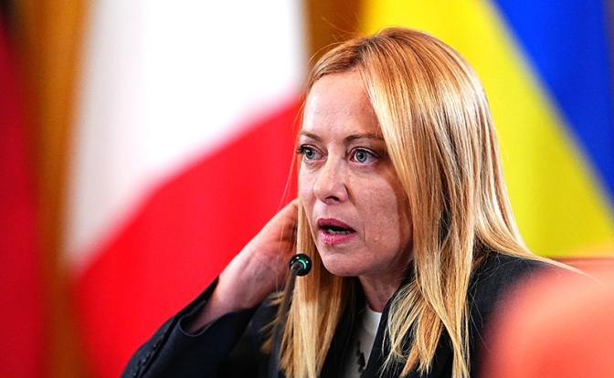 На фото: премьер-министр Италии Джорджа Мелони.