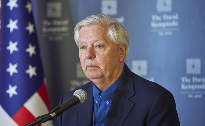 На фото: сенатор США Линдси Грэм