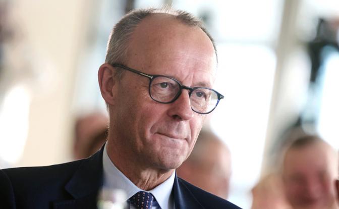 На фото: канцлер ФРГ Фридрих Мерц.