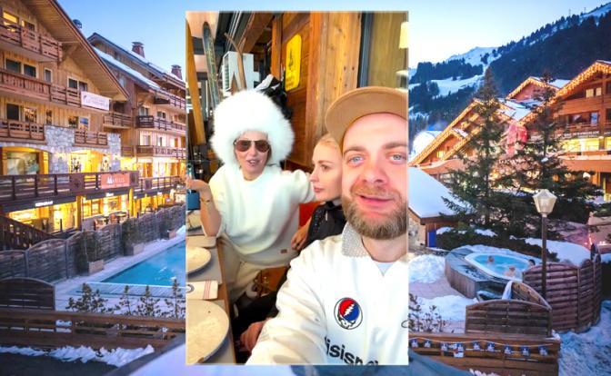 На фото: журналист Ксения Собчак и завсегдатай светской хроники Павел Камин.