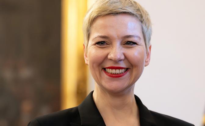 На фото: белорусская оппозиционная активистка Мария Колесникова