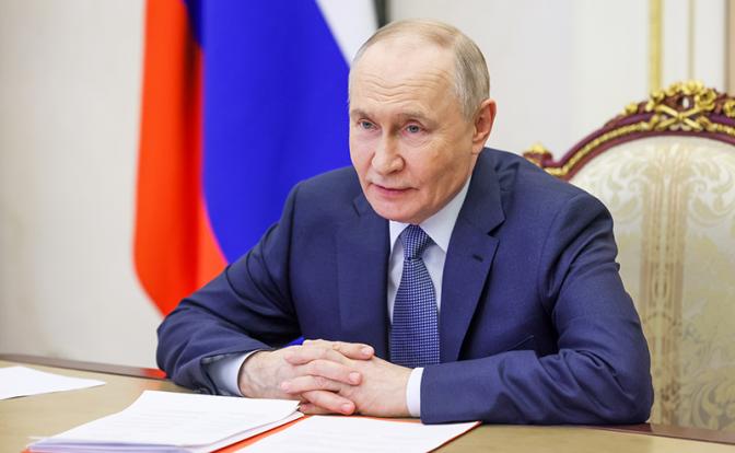 На фото: президент РФ Владимир Путин