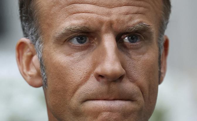 На фото: президент Франции Эммануэль Макрон