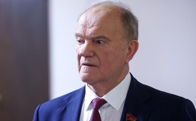 На фото: лидер КПРФ Геннадий Зюганов