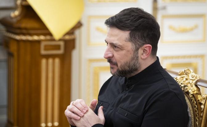 На фото: президент Украины Владимир Зеленский