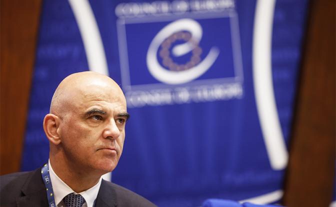 На фото: генеральный секретарь Совета Европы Ален Берсе.