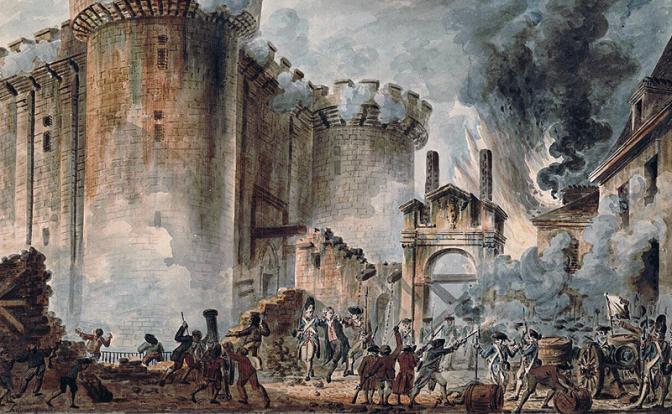 Картина «Взятие Бастилии» Жана-Пьера-Луи-Лорана Уэля