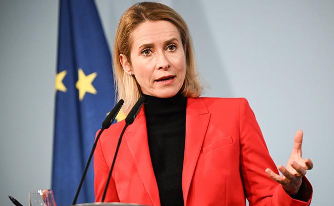 На фото: глава европейской дипломатии Кая Каллас