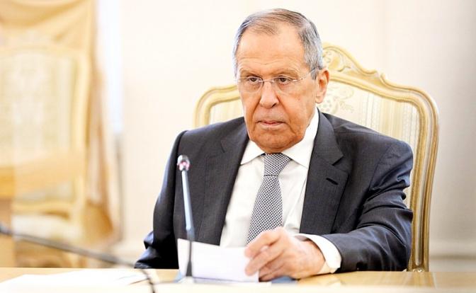 На фото: глава МИД России Сергей Лавров.