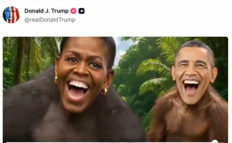 Скриншот публикации Дональда Трампа в его соцсети Truth Social