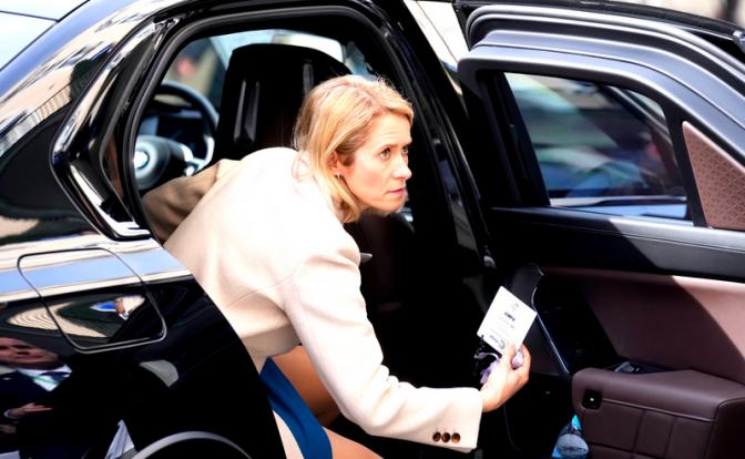 На фото: представитель по иностранным делам и политике безопасности ЕС Кая Каллас.