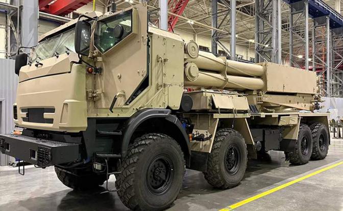 На фото: РСЗО «Сарма»