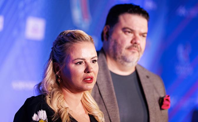 На фото: певица, телеведущая Анна Семенович и бизнесмен Денис Шреер