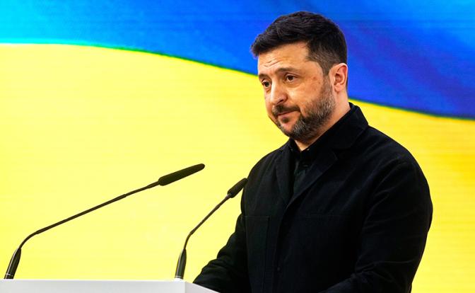 На фото: президент Украины Владимир Зеленский