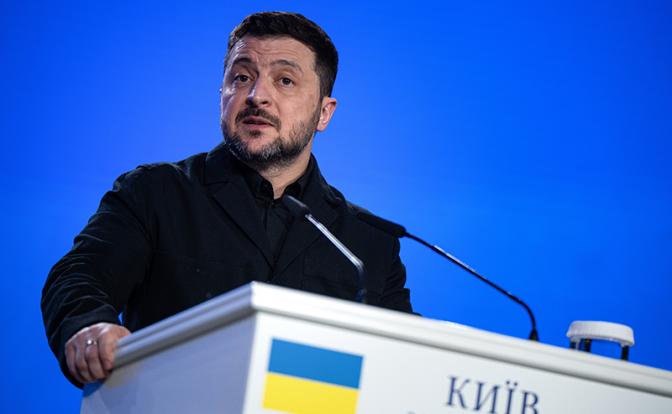 На фото: президент Украины Владимир Зеленский