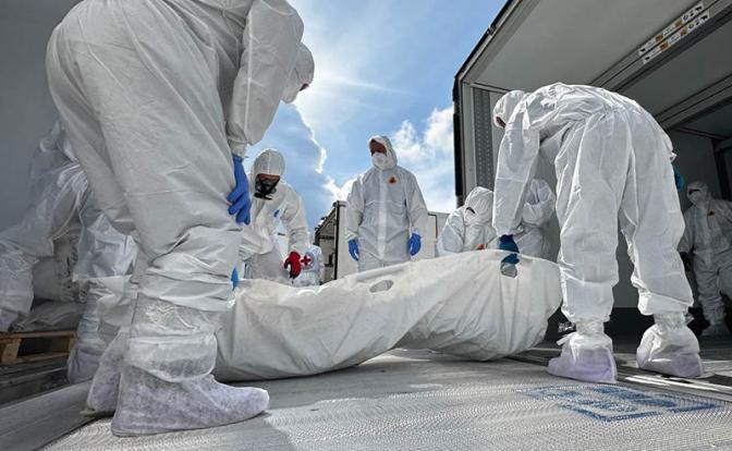 Россия и Украина провели новый обмен телами погибших военных