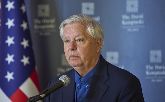 На фото: сенатор США Линдси Грэм