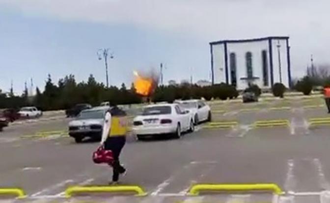 Зафиксирован прилет дрона по аэропорту города Нахичевань в Азербайджане