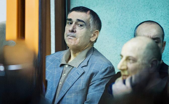 На фото: бывший лидер азербайджанской диаспоры на Урале Шахин Шыхлински во время оглашения приговора в Кировском районном суде.