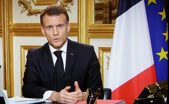 На фото: президент Франции Эммануэль Макрон