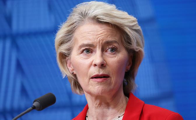 На фото: председатель Еврокомиссии Урсула фон дер Ляйен
